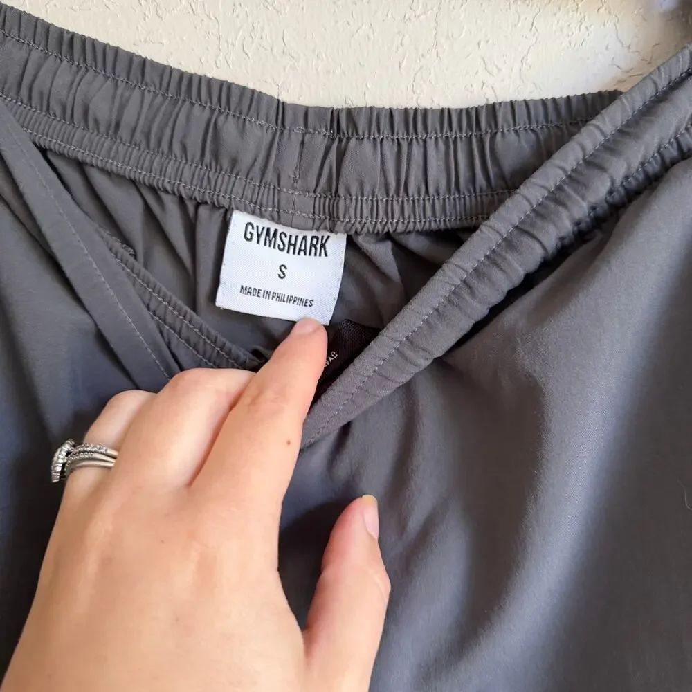 Gymshark Sport 7” Gray Athletic Basketball Shorts Womens S Workout Running